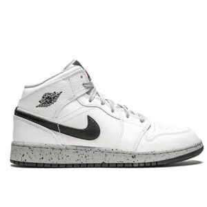Jordan 1 Mid “White Cement” (GS)